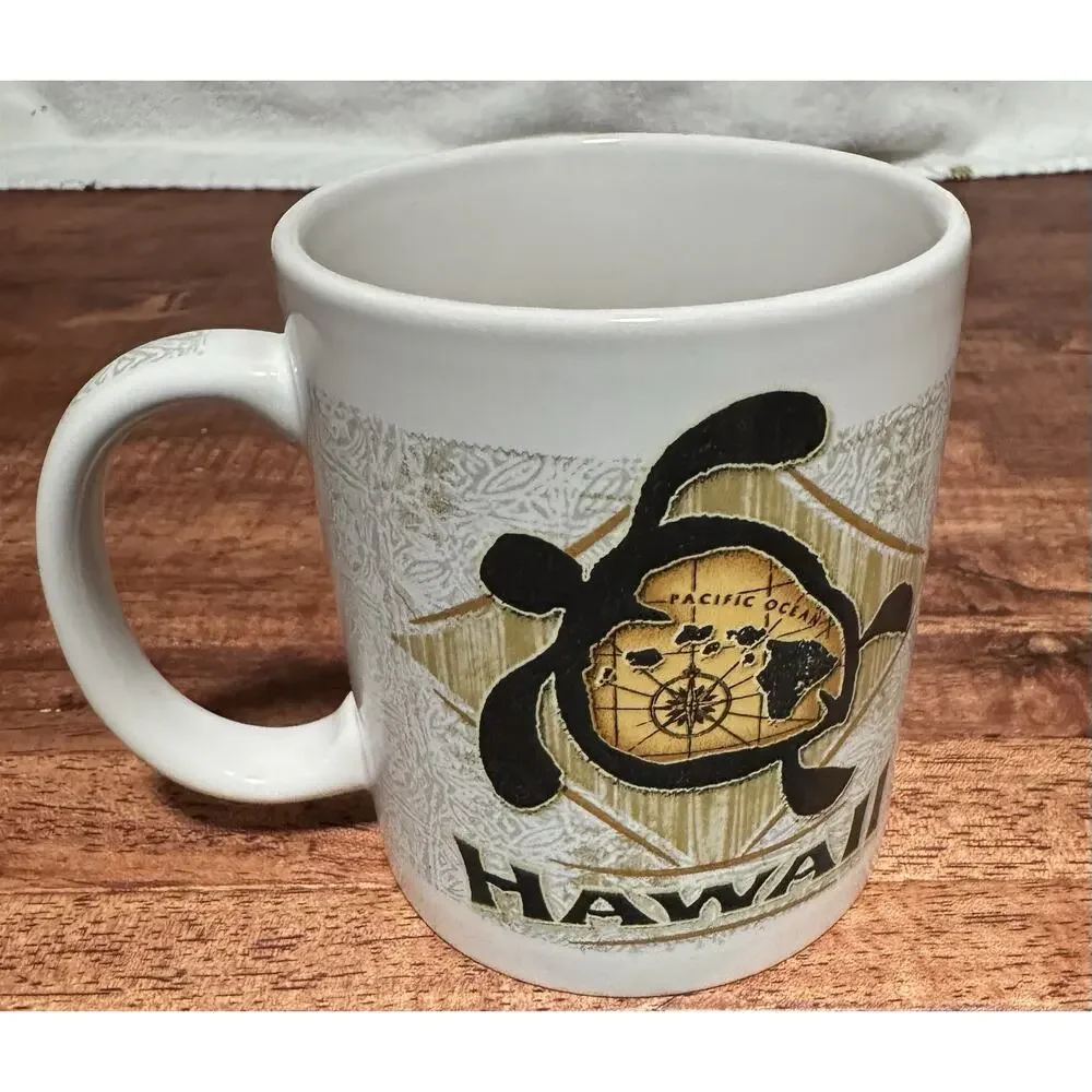 Hawaiian Sea Turtle Coffee Tea Cup Mug ABC Stores 2007 Island Collection Tropics